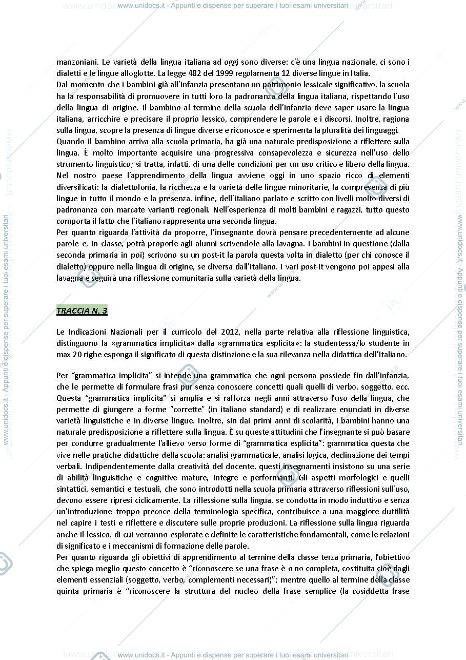 Anteprima pagina 2 — Parte A - risposte esame linguistica 