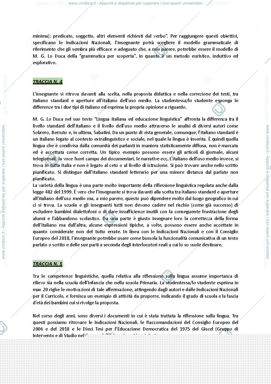 Anteprima pagina 3 — Parte A - risposte esame linguistica 