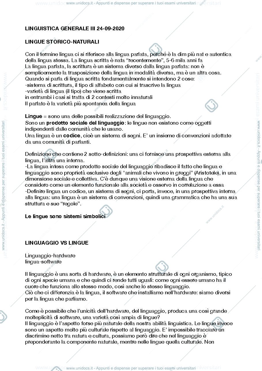 Anteprima pagina 1 — Variazione sincronica