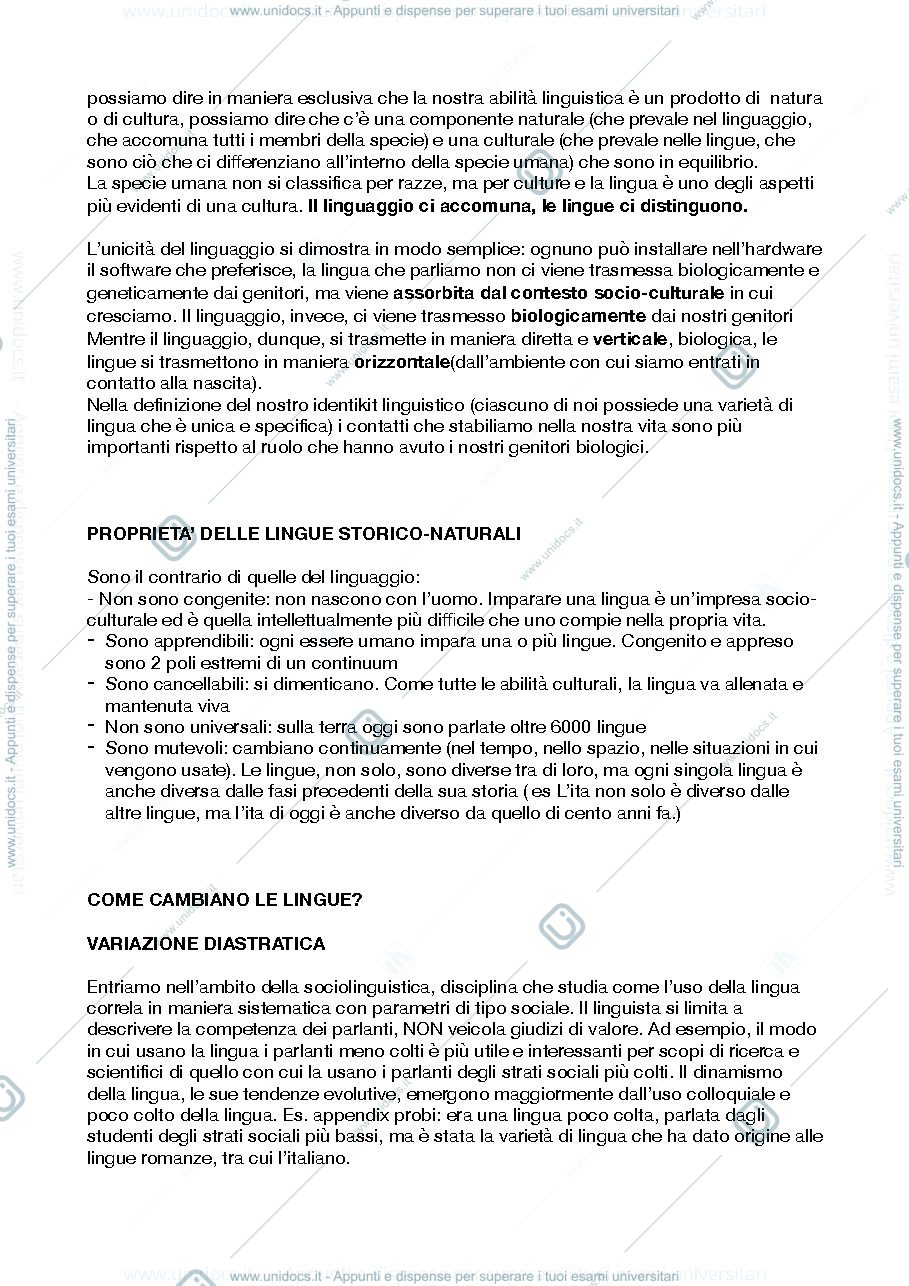 Anteprima pagina 2 — Variazione sincronica