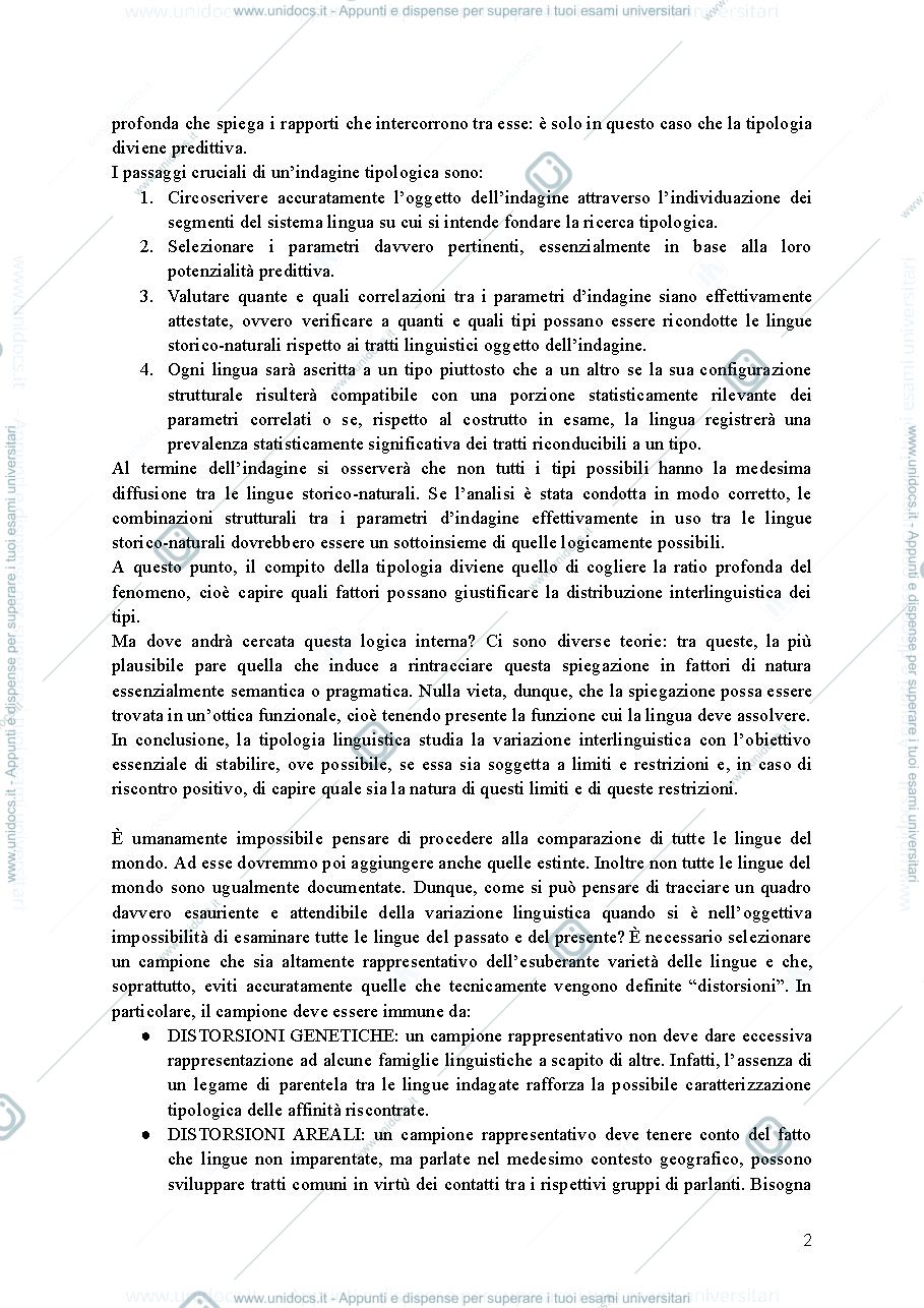 Anteprima pagina 2 — Manuale Fondamenti di Tipologia Linguistica N. Grandi
