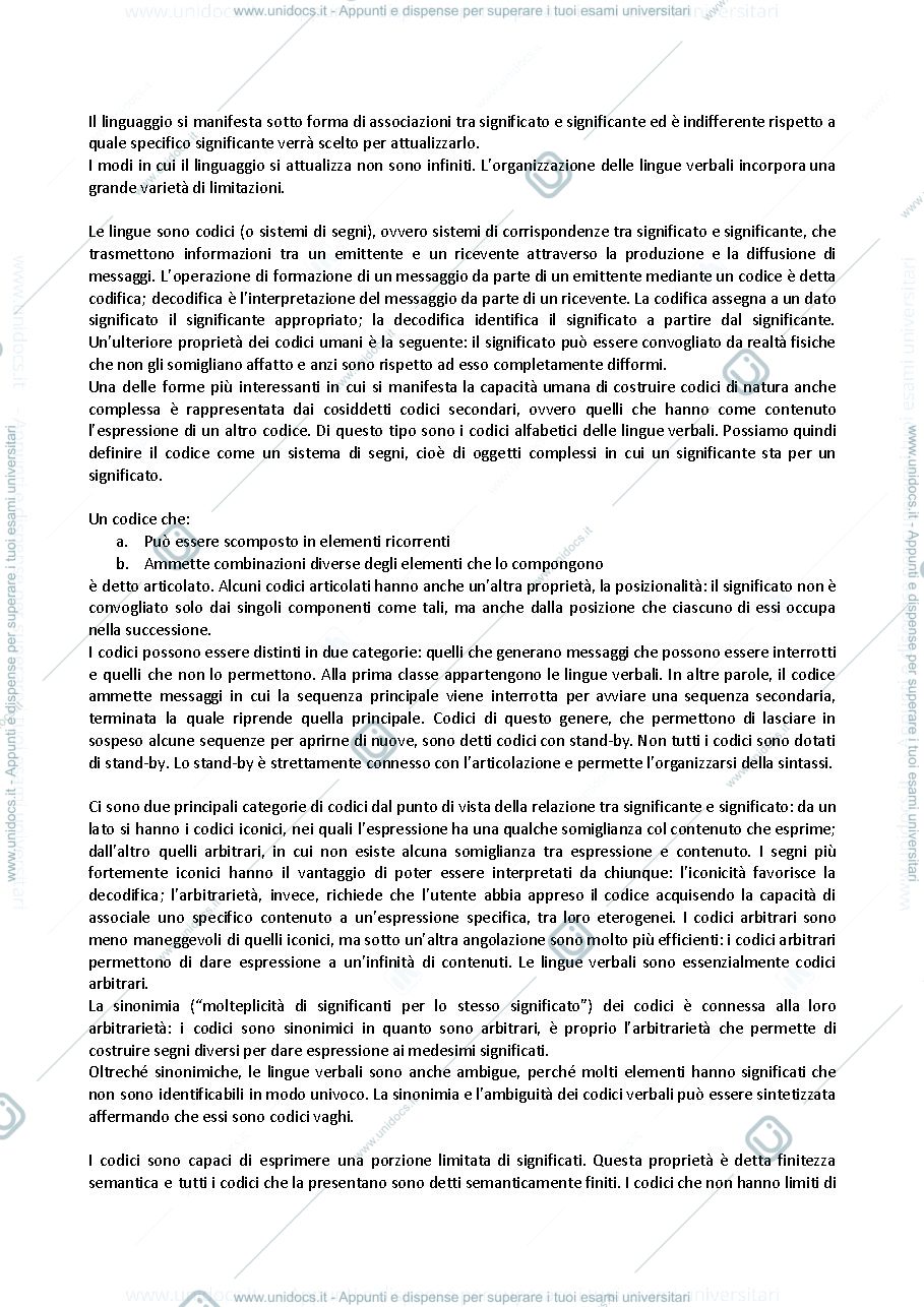 Anteprima pagina 2 — Linguistica generale 
