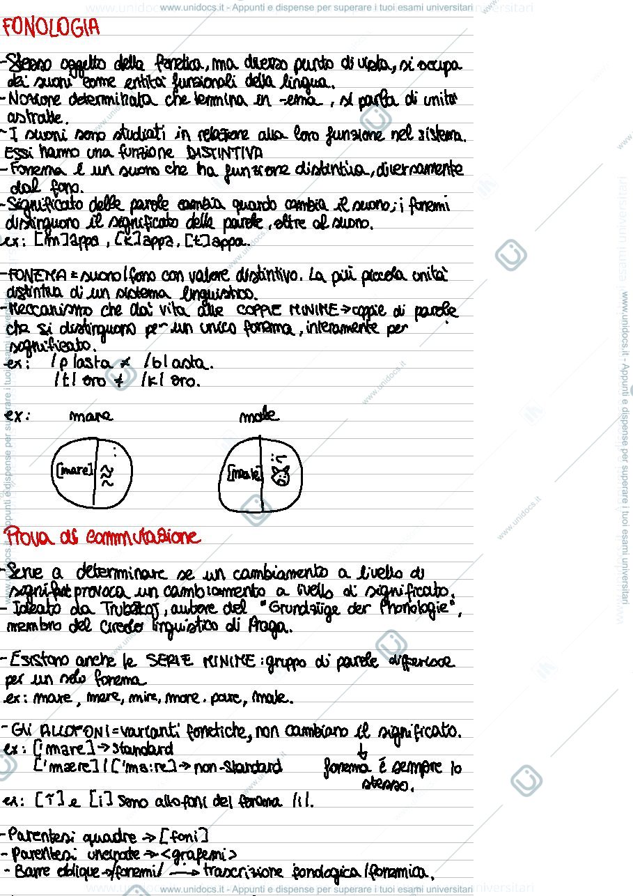 Anteprima pagina 2 — Linguistica Generale