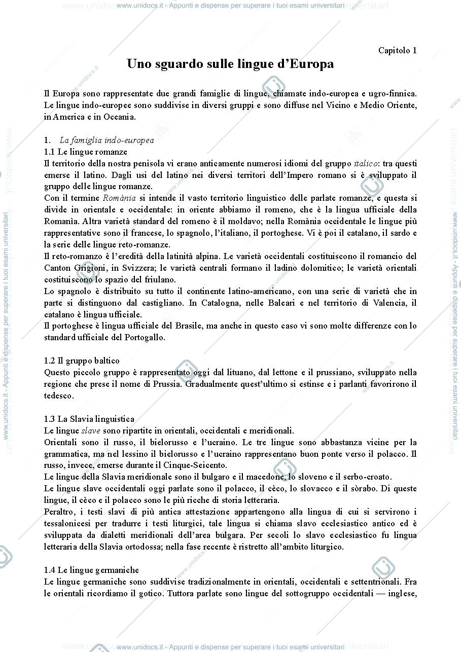 Anteprima pagina 1 — Lingue, culture ed esperienze