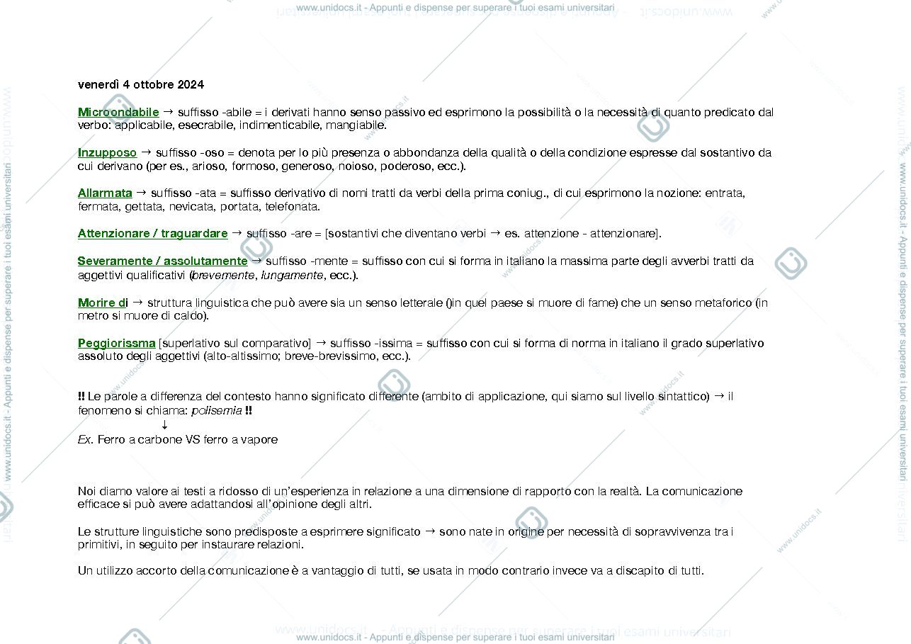 Anteprima pagina 1 — Appunti Bigi primo semestre 
