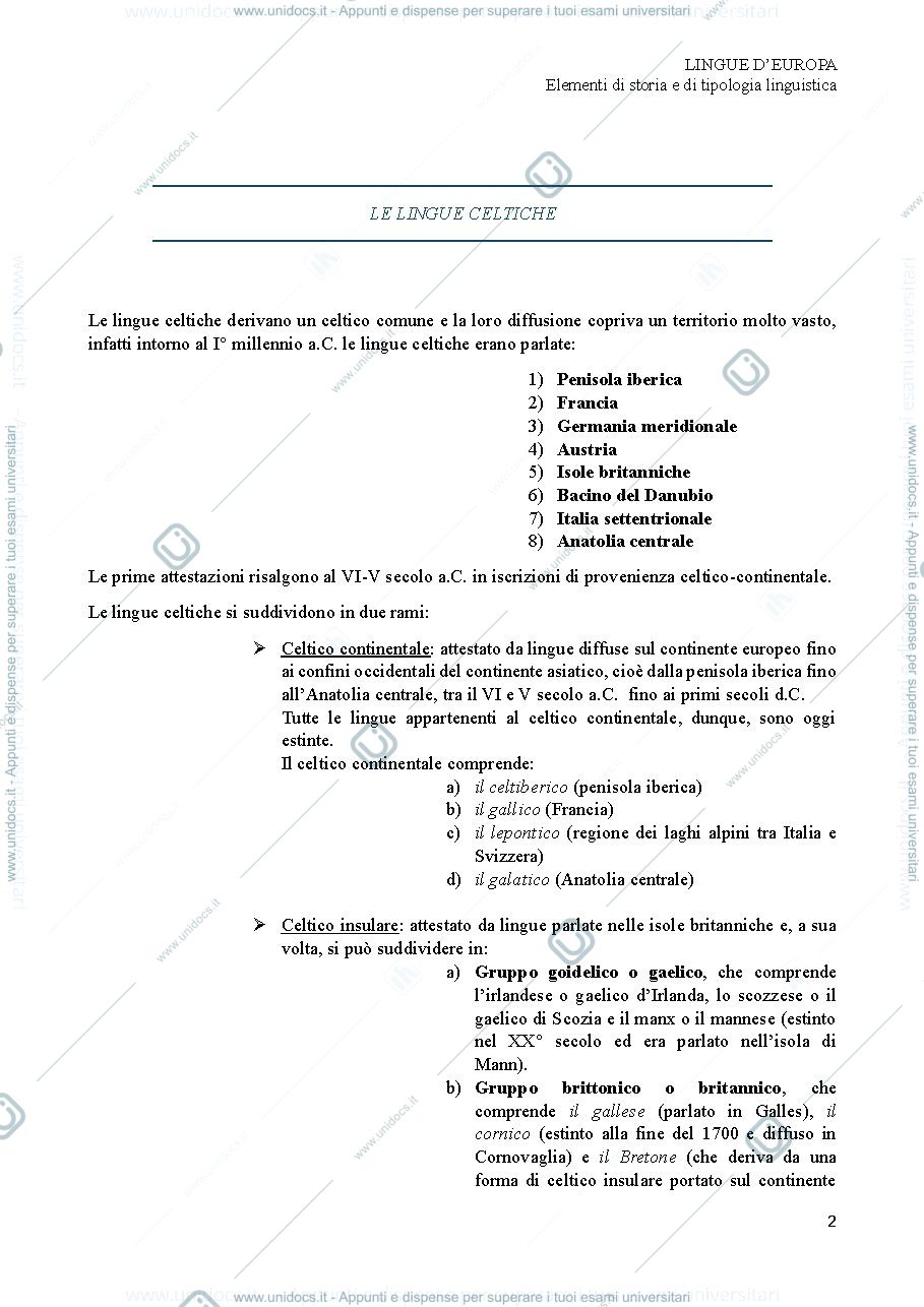 Anteprima pagina 2 — Linguistica generale 