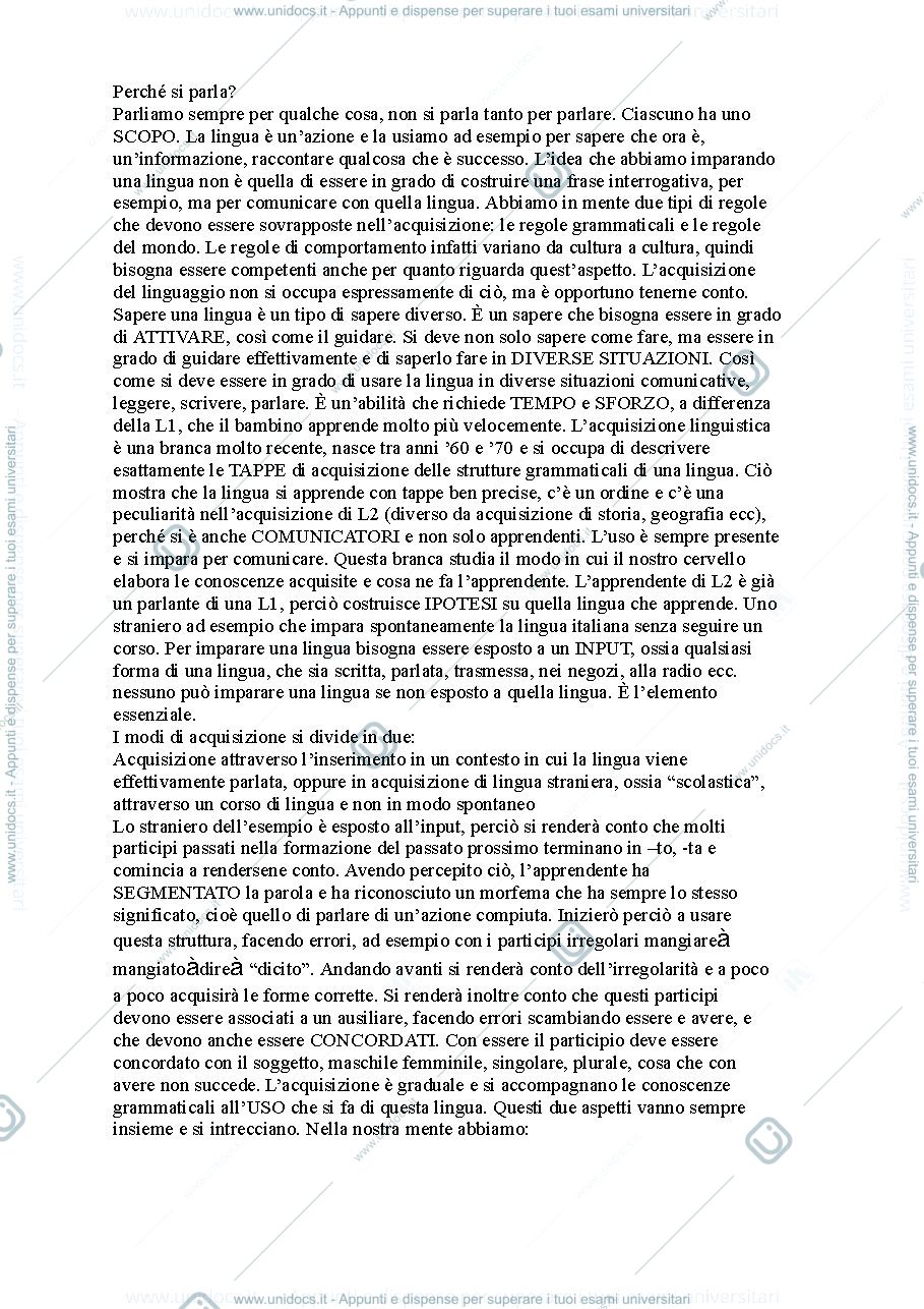 Anteprima pagina 2 — LINGUISTICA GENERALE