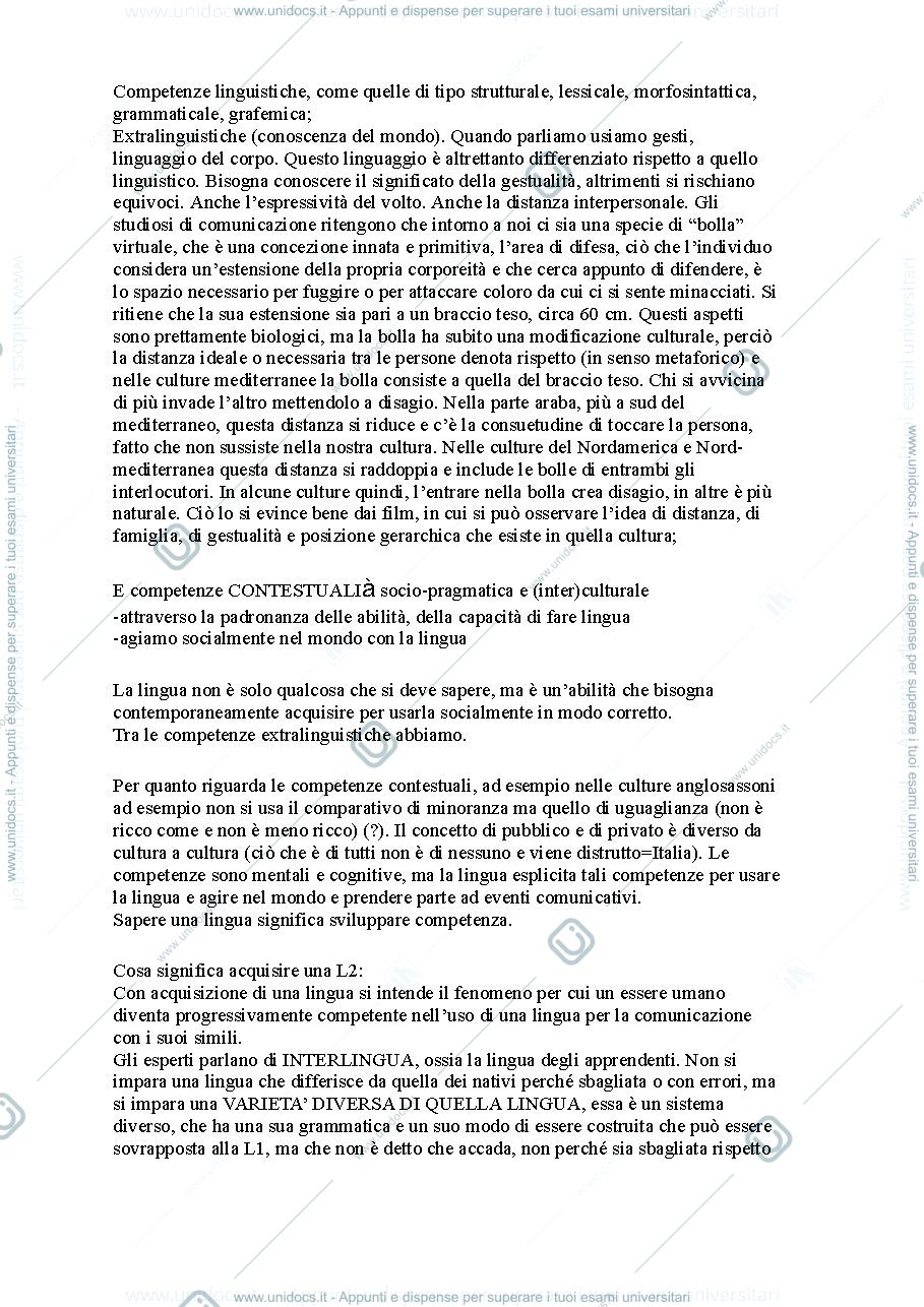 Anteprima pagina 3 — LINGUISTICA GENERALE