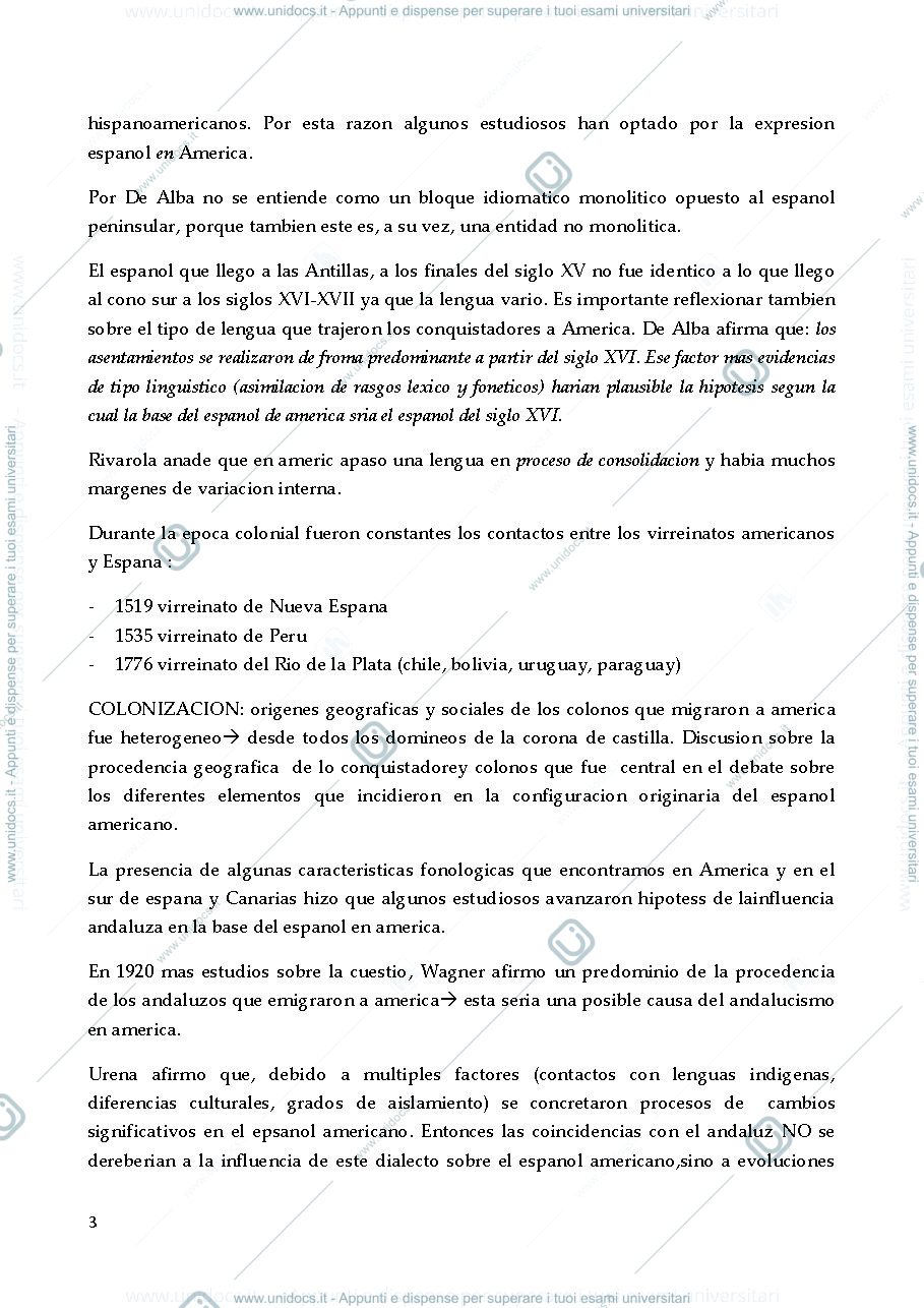 Anteprima pagina 3 — APPUNTI LINGUISTICA ISPANOAMERICANA  2020/2021