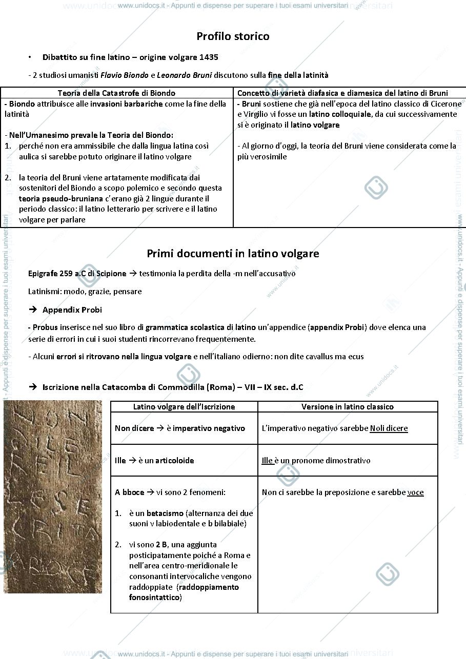 Anteprima pagina 2 — Linguistica italiana appunti