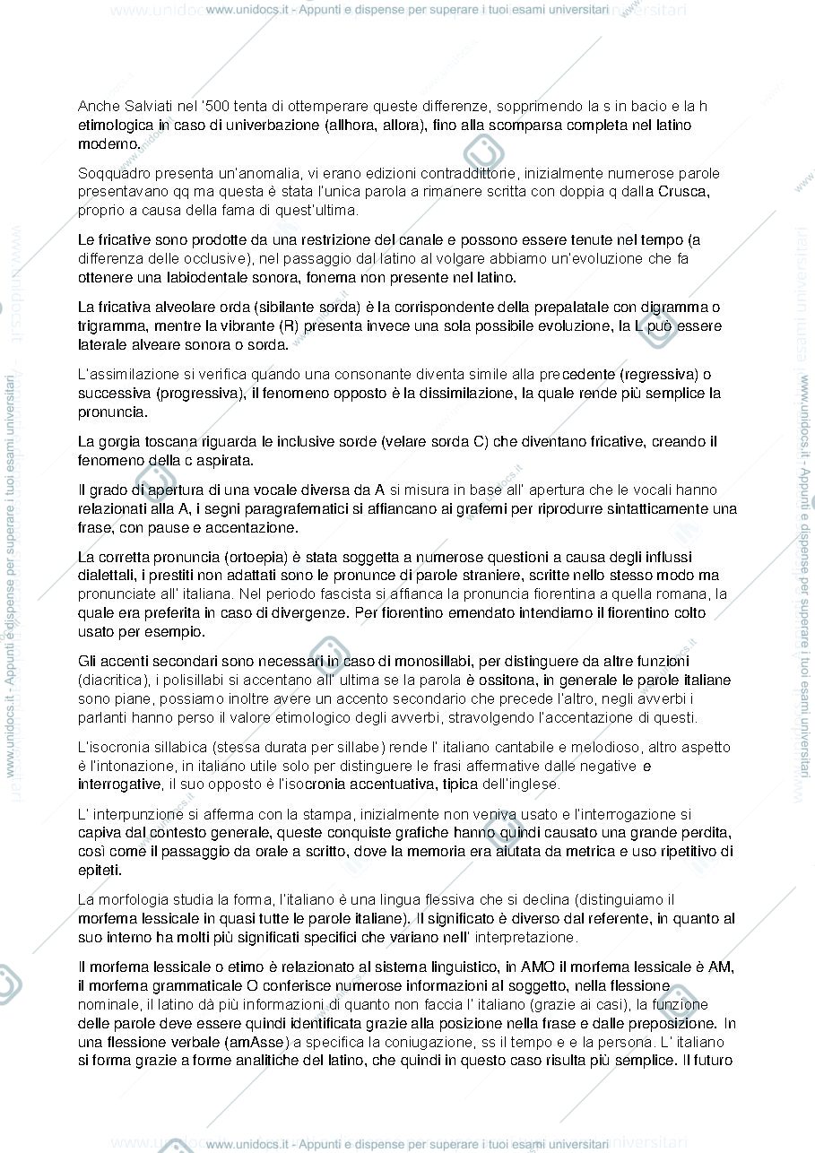 Anteprima pagina 2 — Linguistica italiana