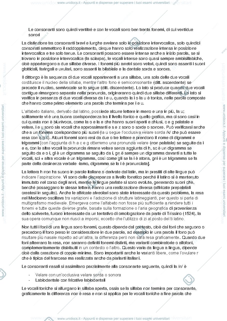 Anteprima pagina 2 — Linguistica italiana
