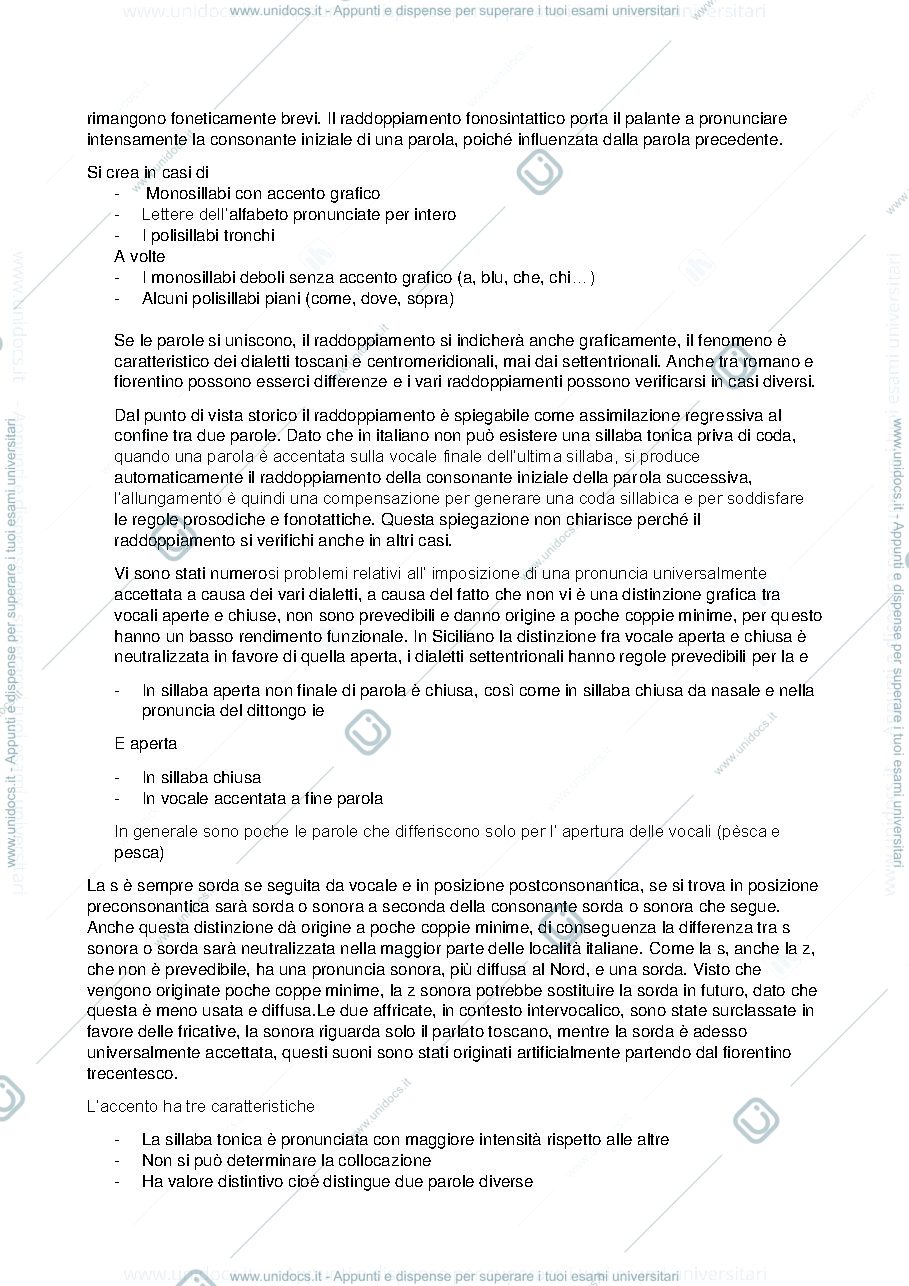 Anteprima pagina 3 — Linguistica italiana