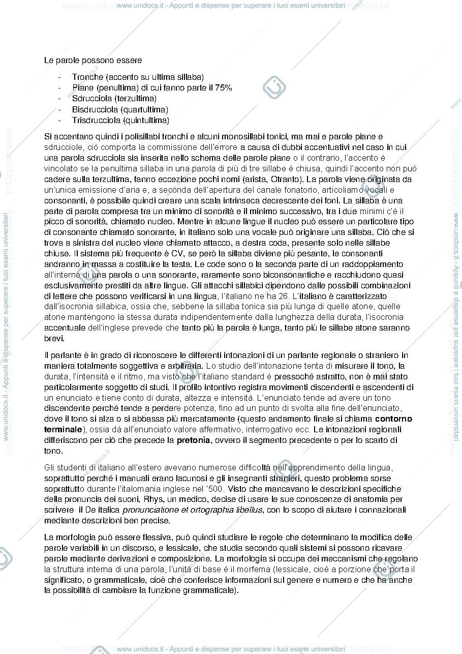 Anteprima pagina 4 — Linguistica italiana