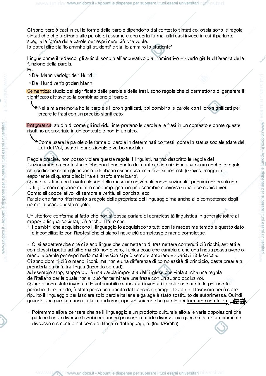Anteprima pagina 3 — Linguistica 
