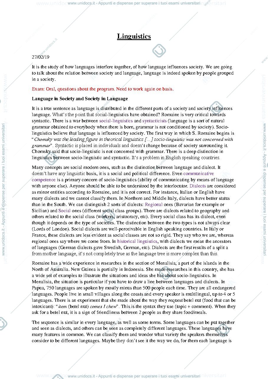 Anteprima pagina 1 — Università degli Studi di Roma La Sapienza 