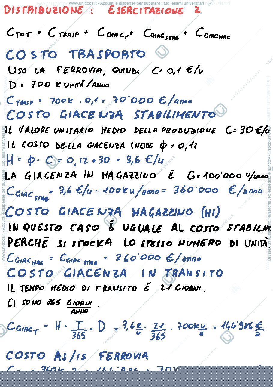 Anteprima pagina 3 — Esercitazioni di Logistica industriale modulo 2 Alberto Regattieri 