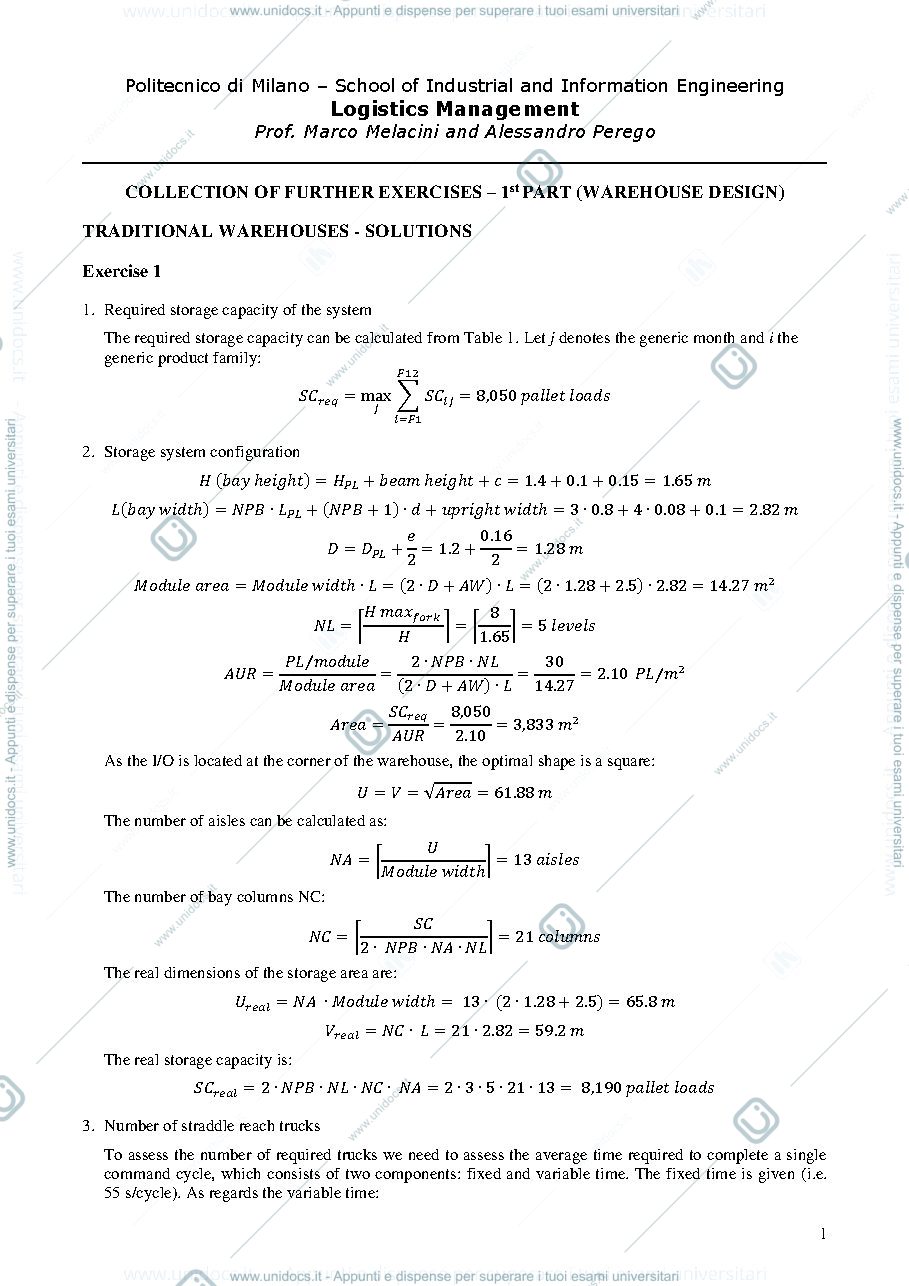Anteprima pagina 1 — Risoluzione Further exercises