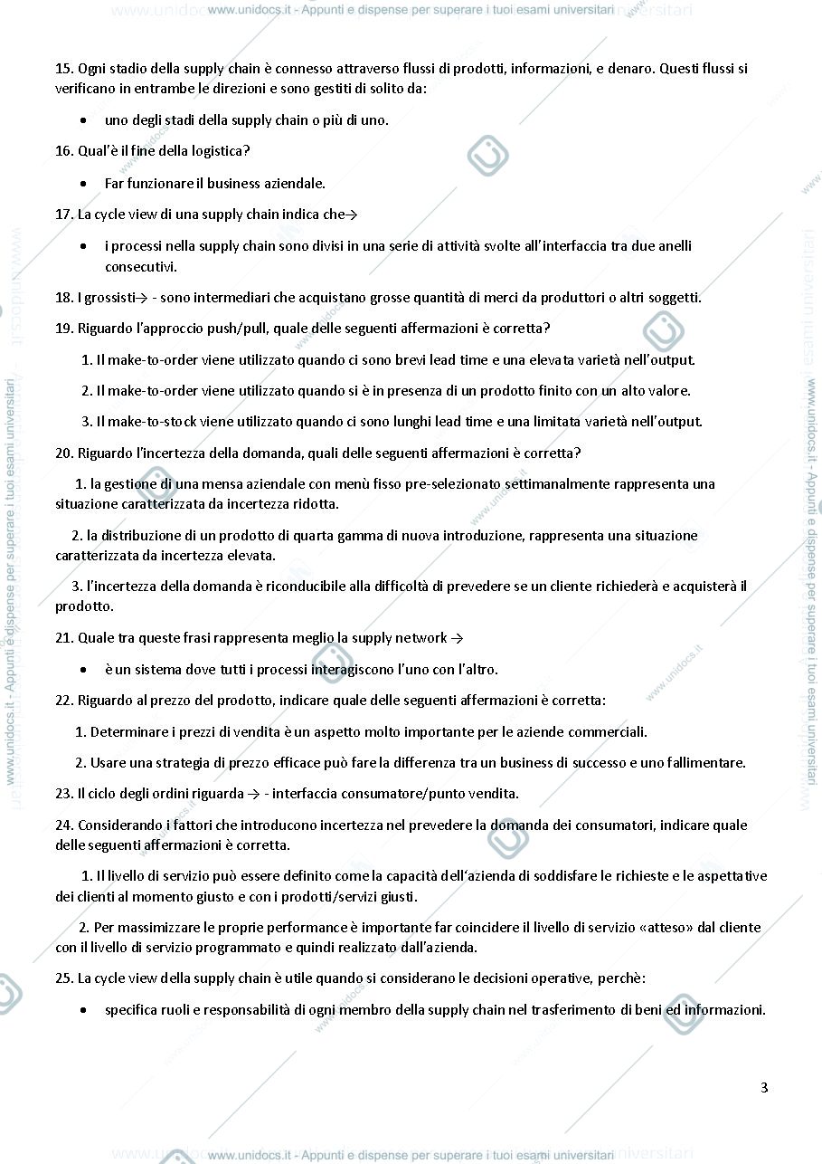 Anteprima pagina 3 — domande modulo 1,2,3,4