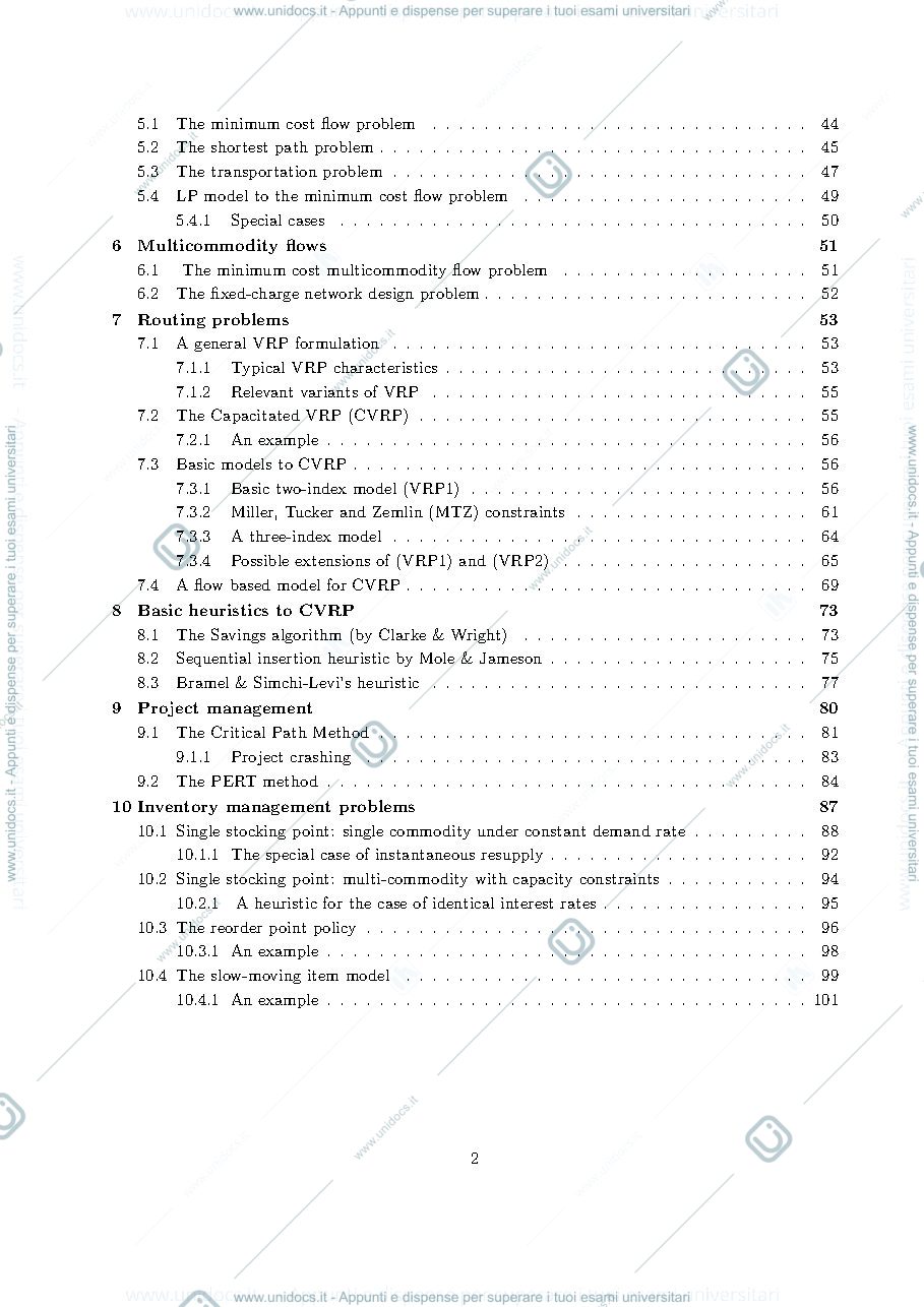 Anteprima pagina 3 — logistics summary