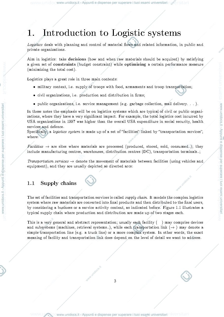 Anteprima pagina 4 — logistics summary