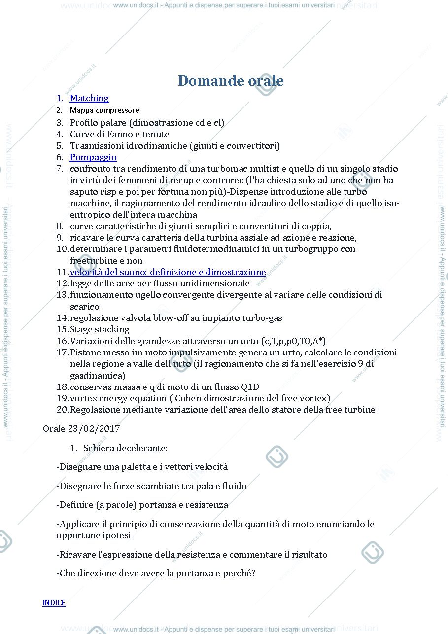 Anteprima pagina 1 — Domande Orale