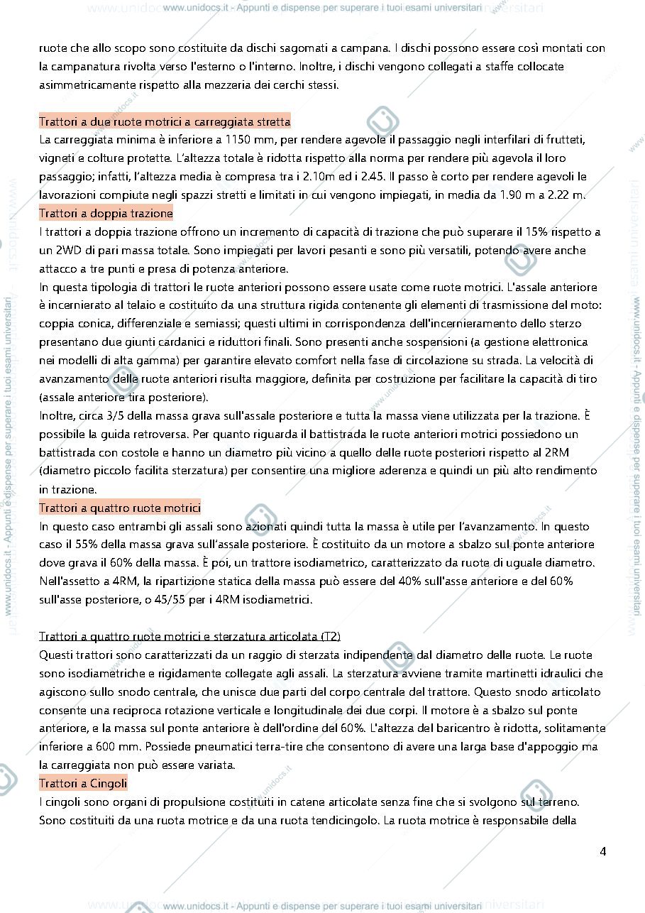 Anteprima pagina 4 — Appunti di macchine zootecniche