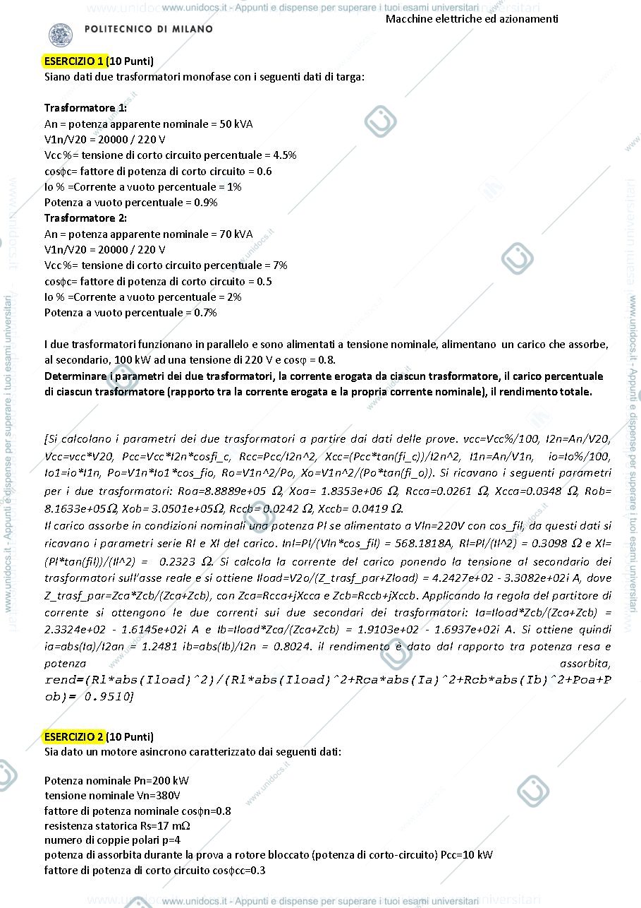 Anteprima pagina 1 — esame_09022015 esame corso prof: Mauri