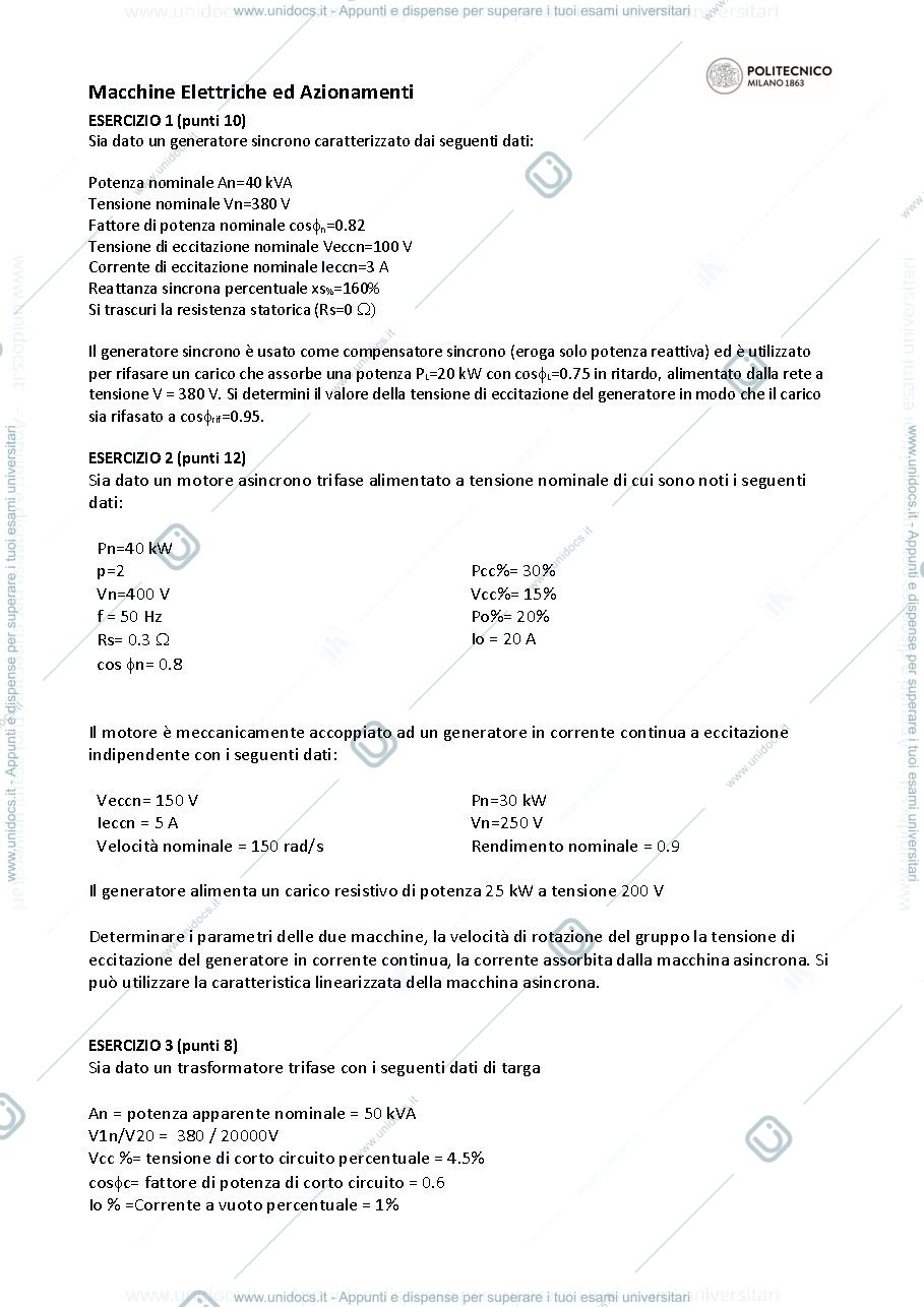 Anteprima pagina 1 — appello240717_ns esame corso prof: Mauri