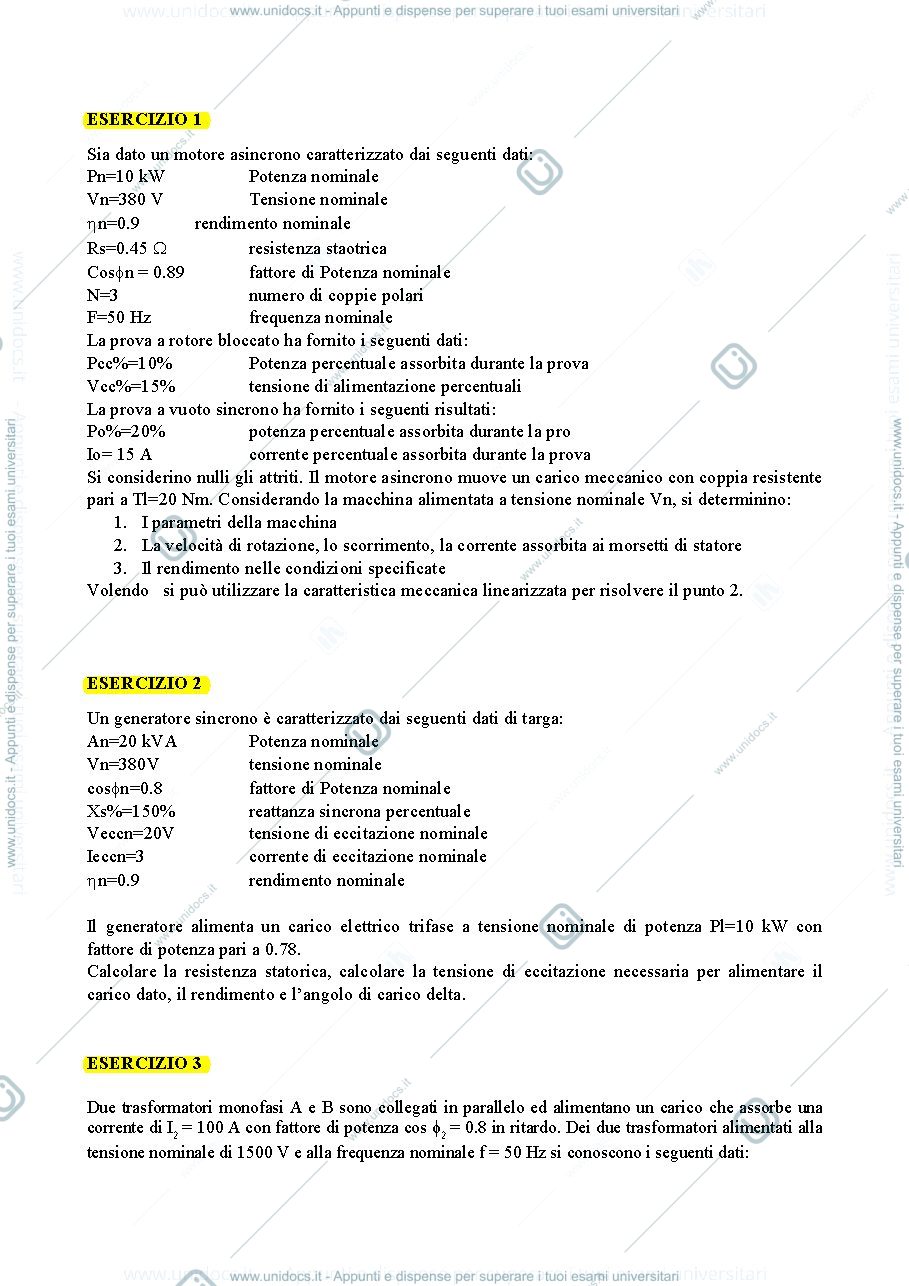 Anteprima pagina 1 — tema_esame+040216 esame corso prof: Mauri