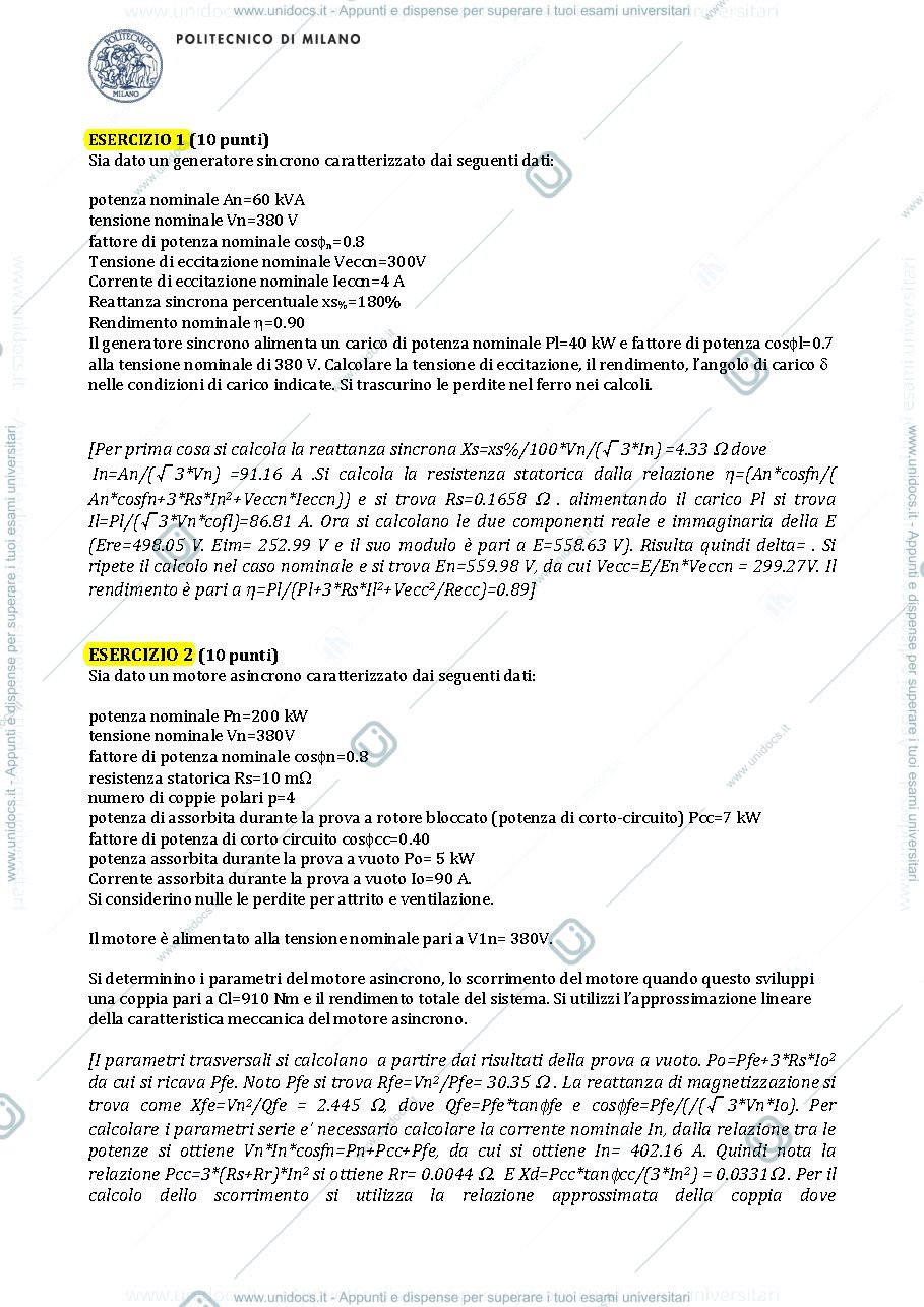 Anteprima pagina 1 — esame10022014 esame corso prof: Mauri