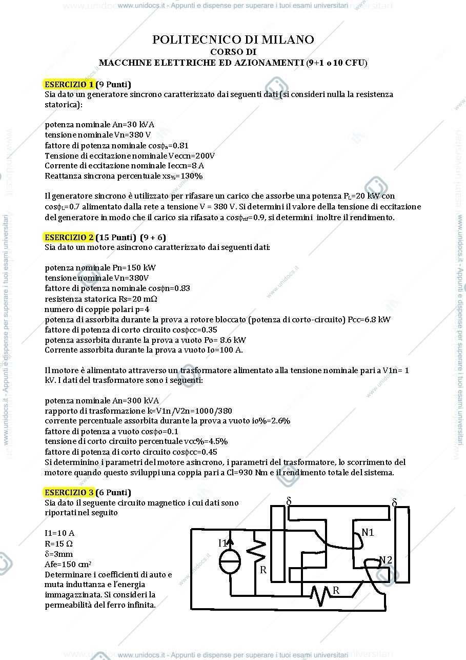 Anteprima pagina 1 — esame02032012 esame corso prof: Mauri