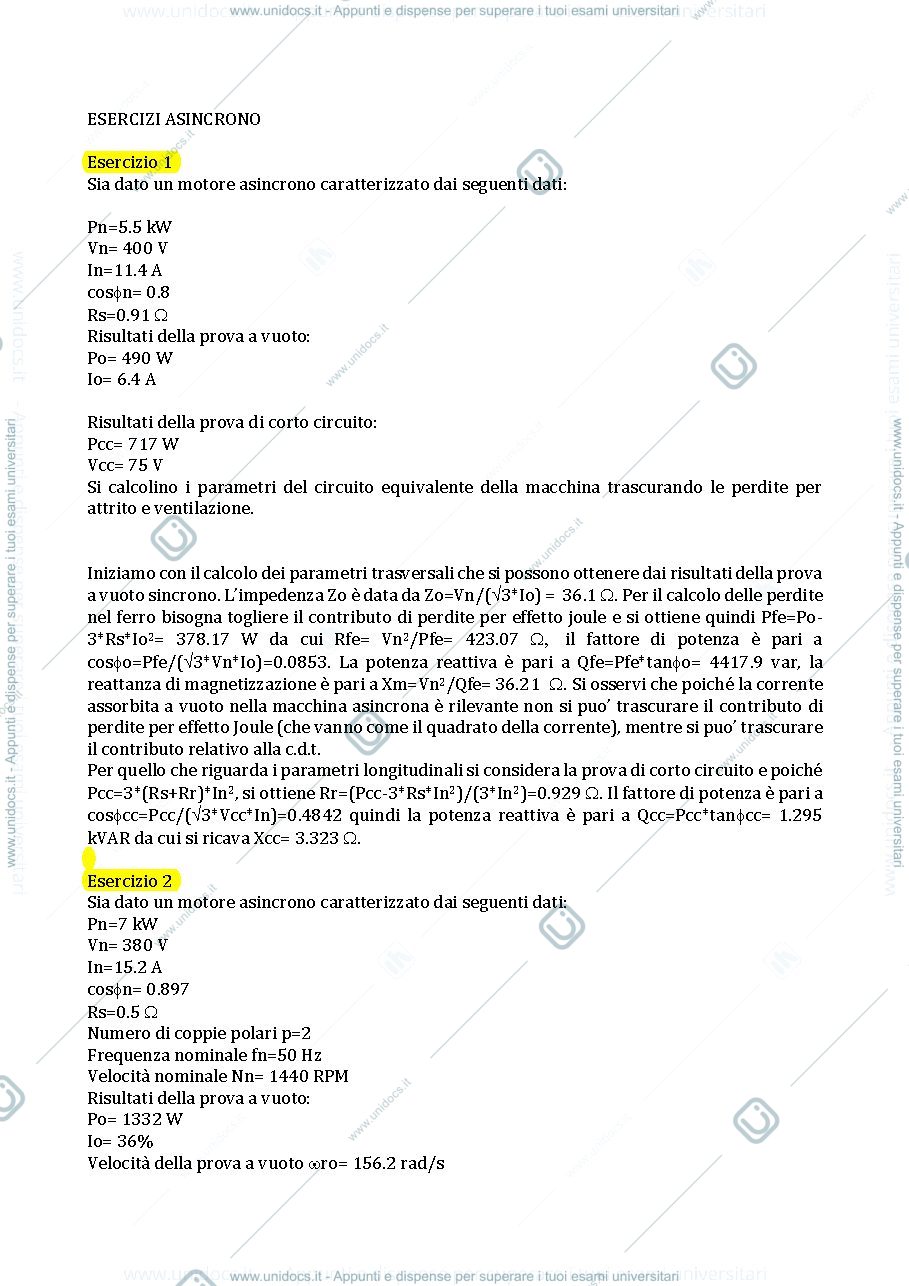 Anteprima pagina 1 — Ese asincrona esercizi per corso prof: Mauri