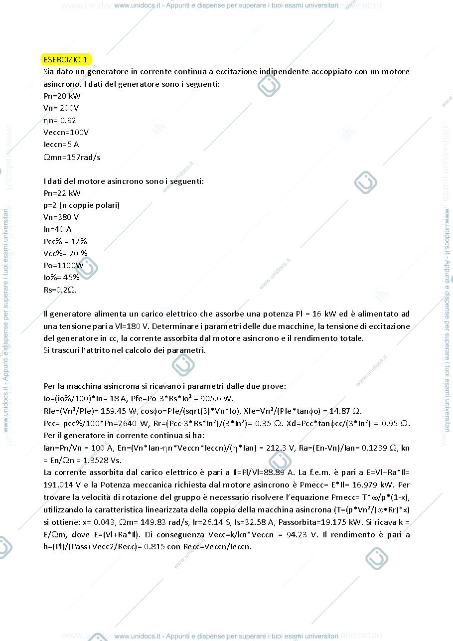 Anteprima pagina 1 — X__asincrone accoppiate esercizi per corso prof: Mauri