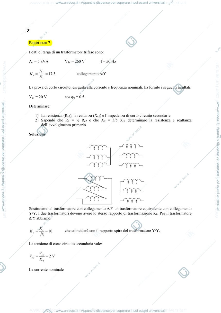 Anteprima pagina 2 — esercitazioni corso prof: Mauri