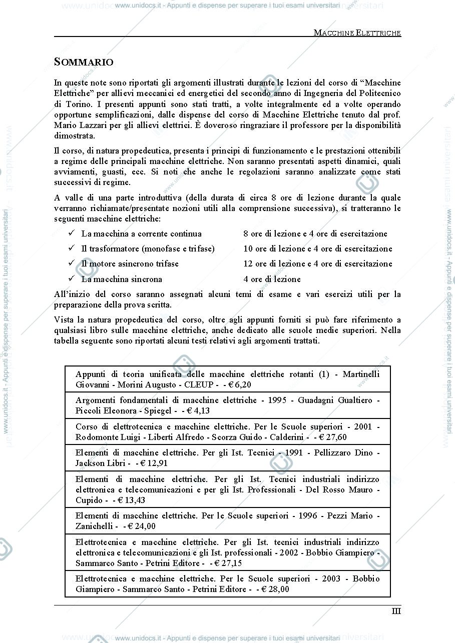 Anteprima pagina 3 — appunti Macchine elettriche