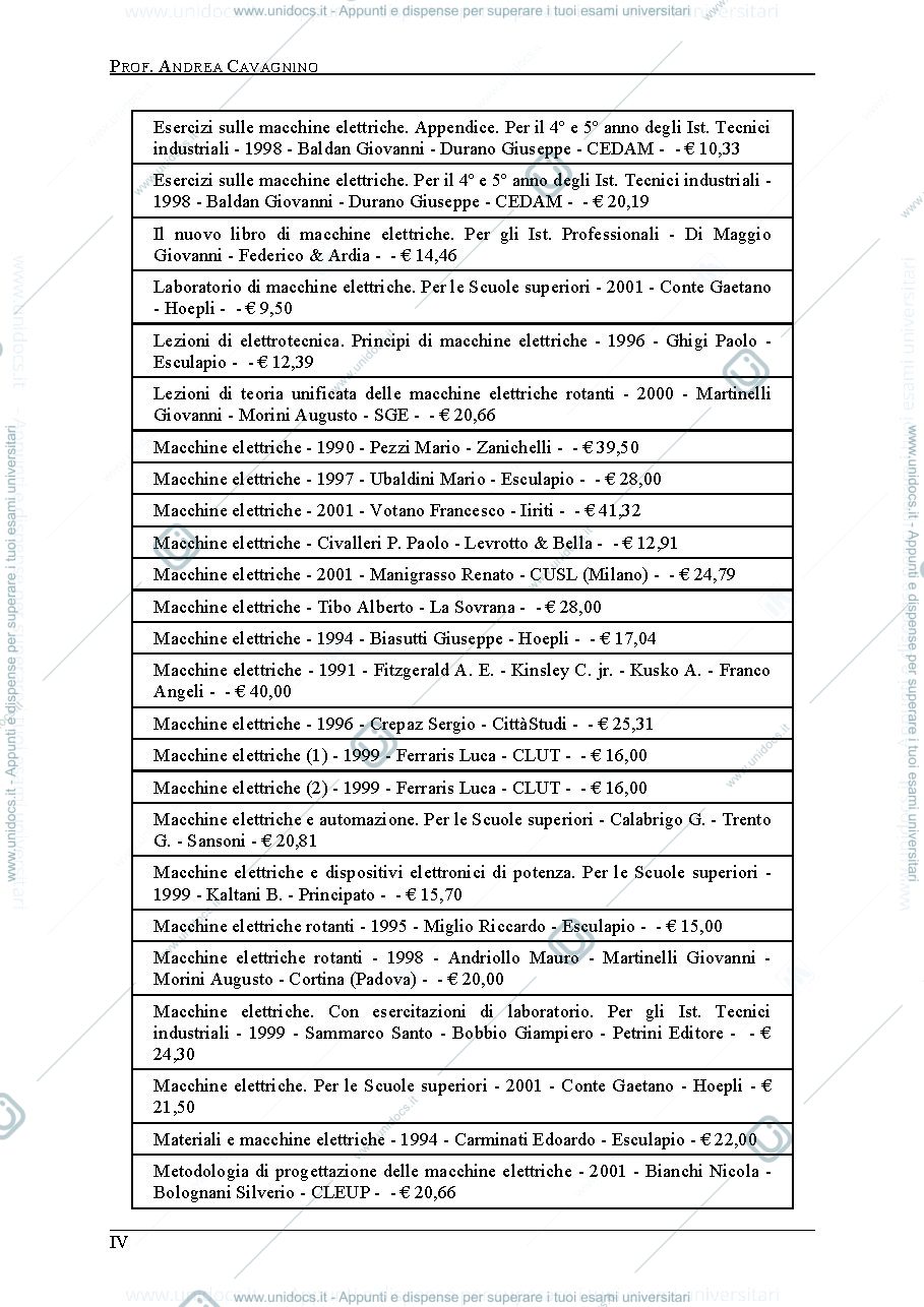 Anteprima pagina 4 — appunti Macchine elettriche