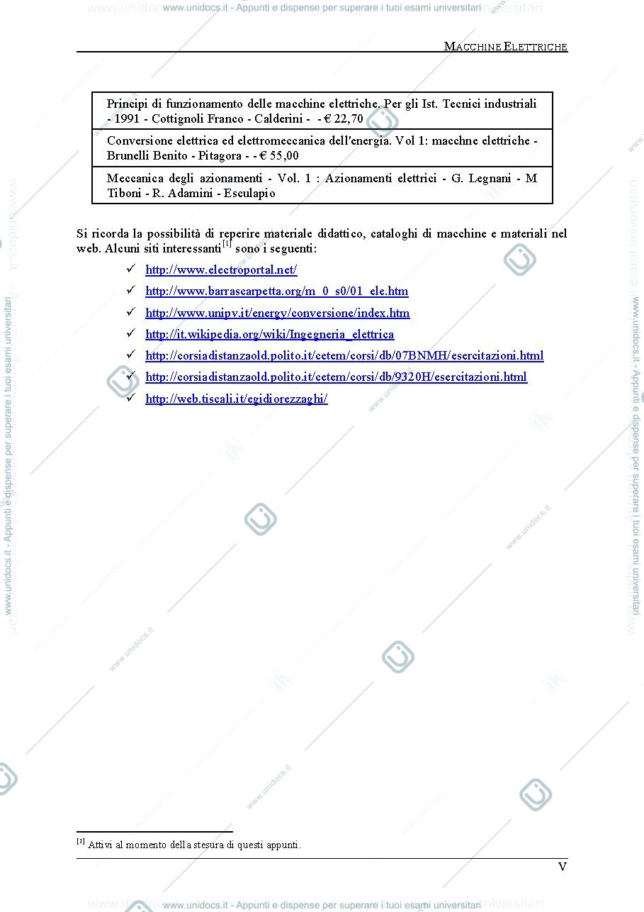 Anteprima pagina 5 — appunti Macchine elettriche