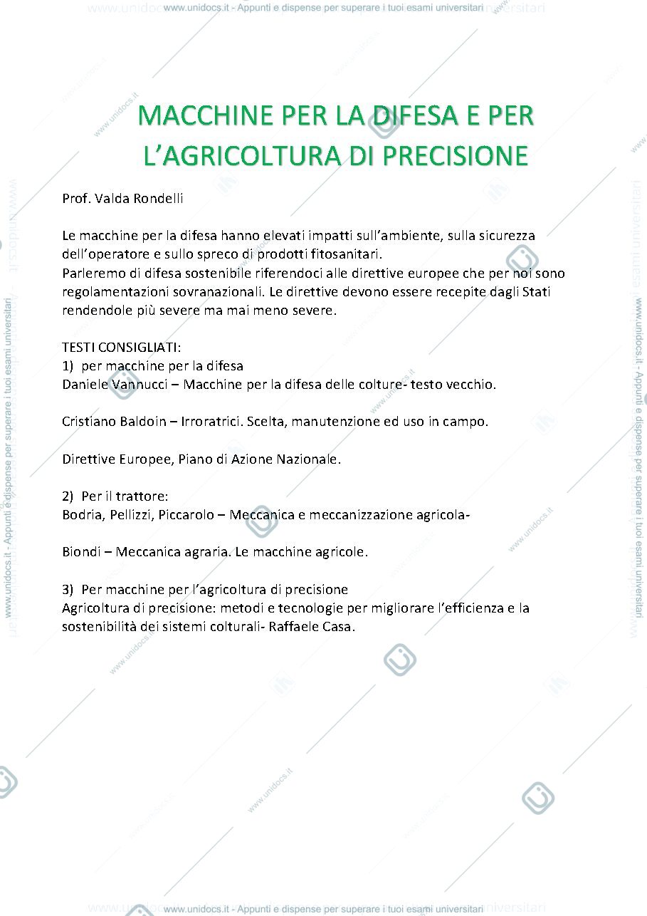 Anteprima pagina 1 — Macchine per la difesa