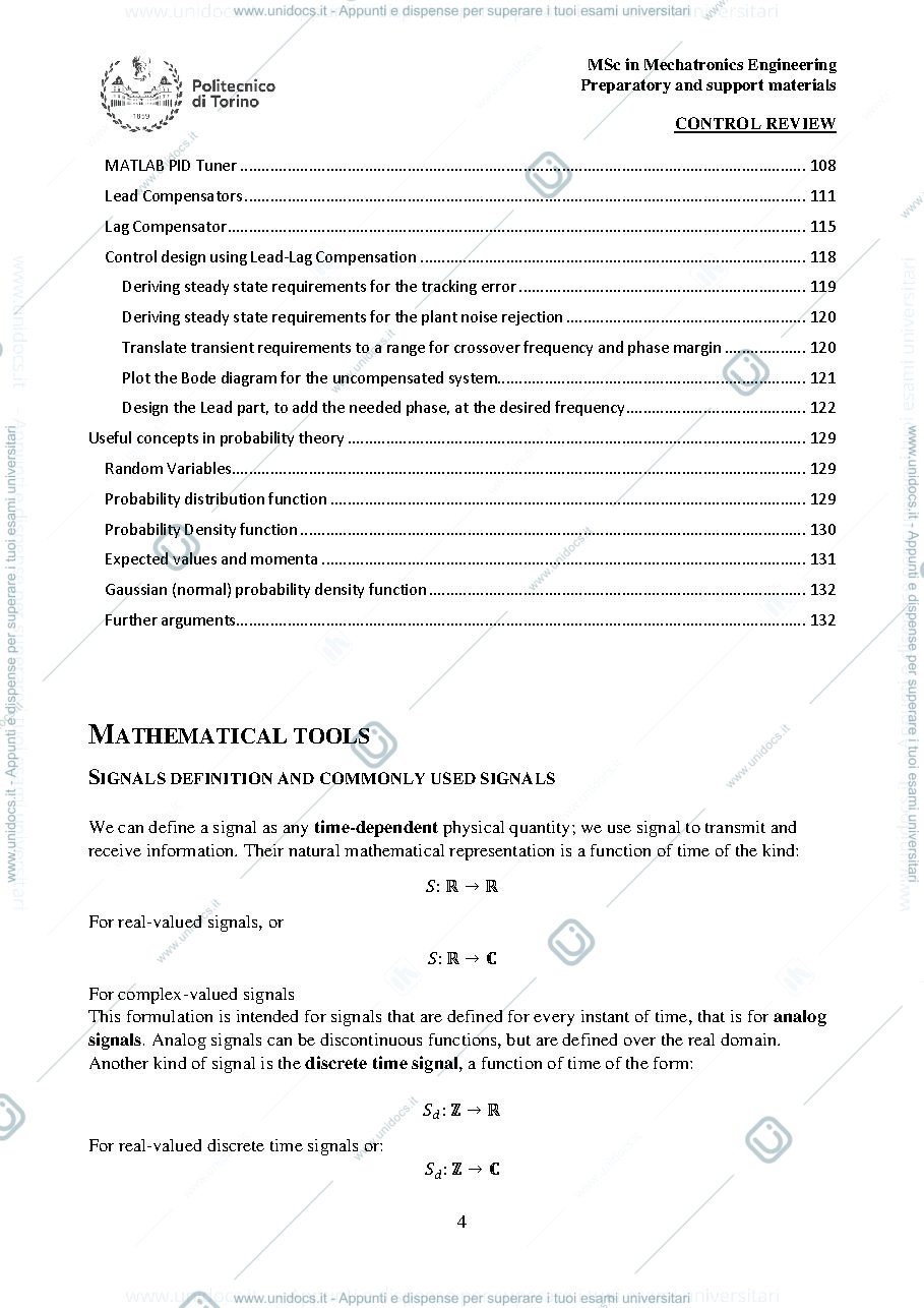 Anteprima pagina 4 — Control Support Material