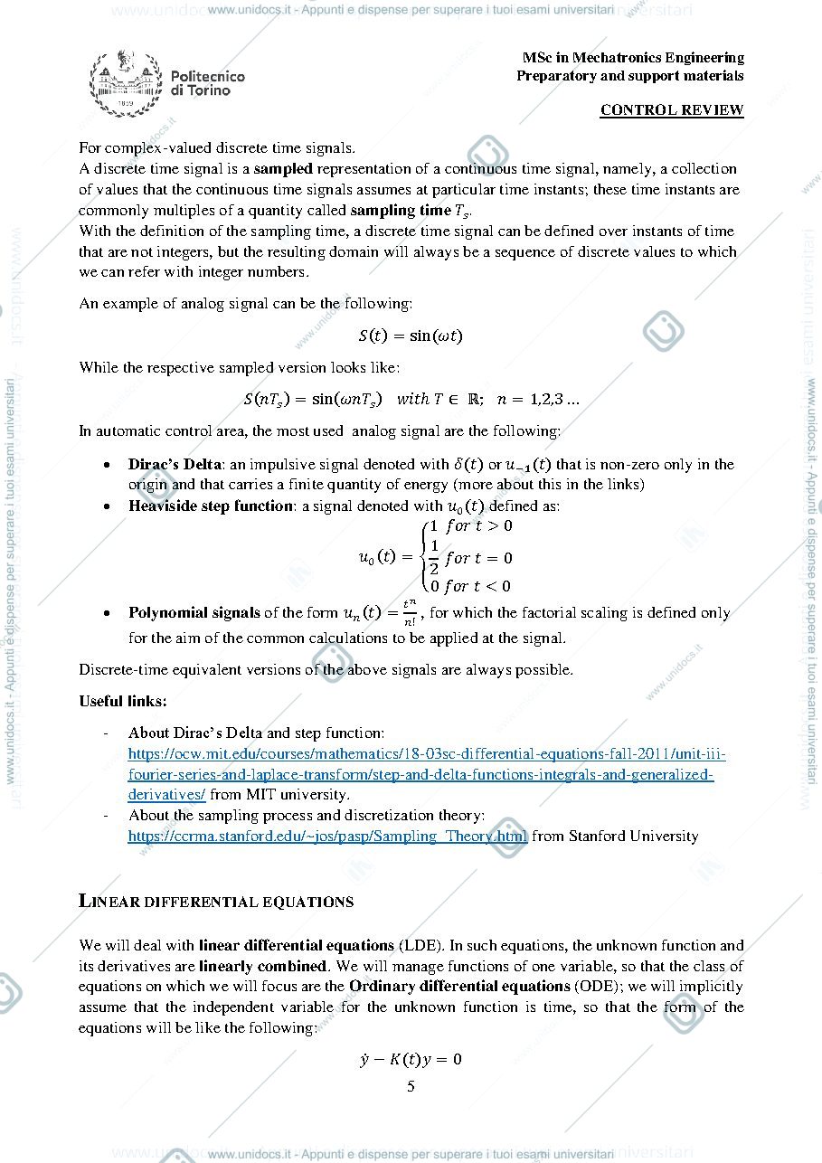 Anteprima pagina 5 — Control Support Material
