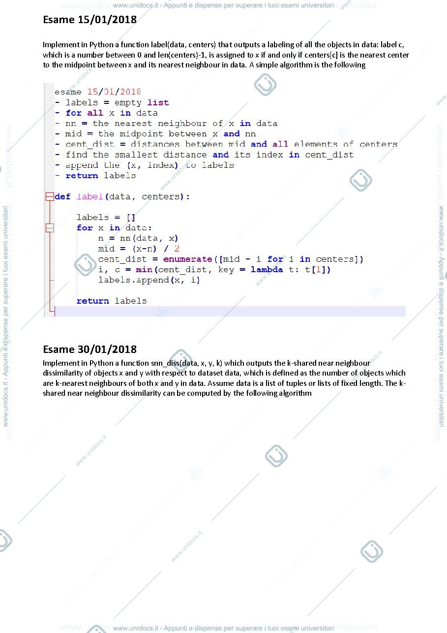 Anteprima pagina 1 — esercizi Python