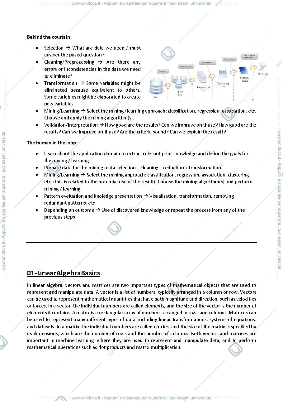 Anteprima pagina 2 — Summary ML