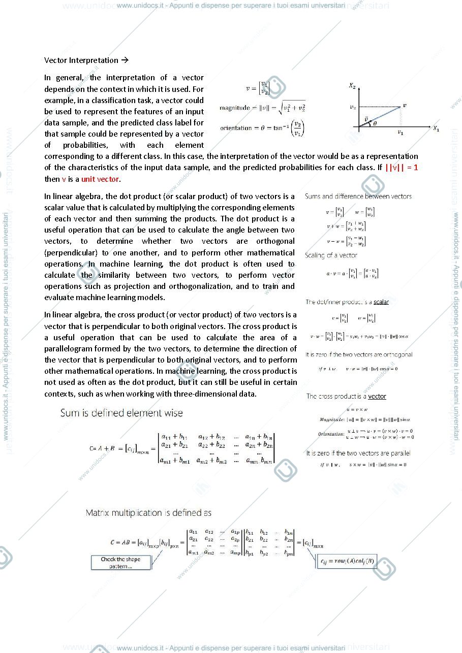 Anteprima pagina 3 — Summary ML