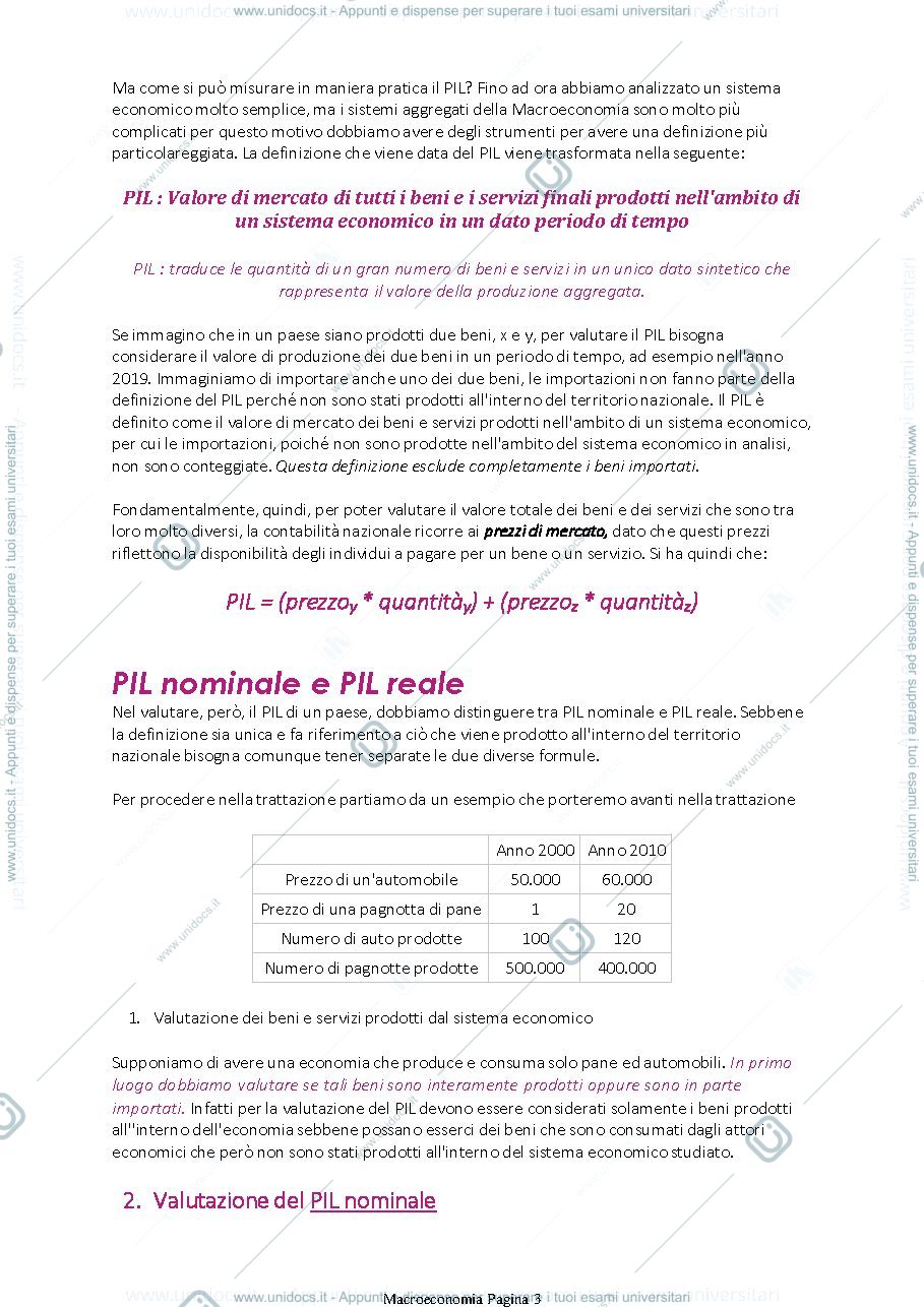 Anteprima pagina 3 — appunti macroeconomia