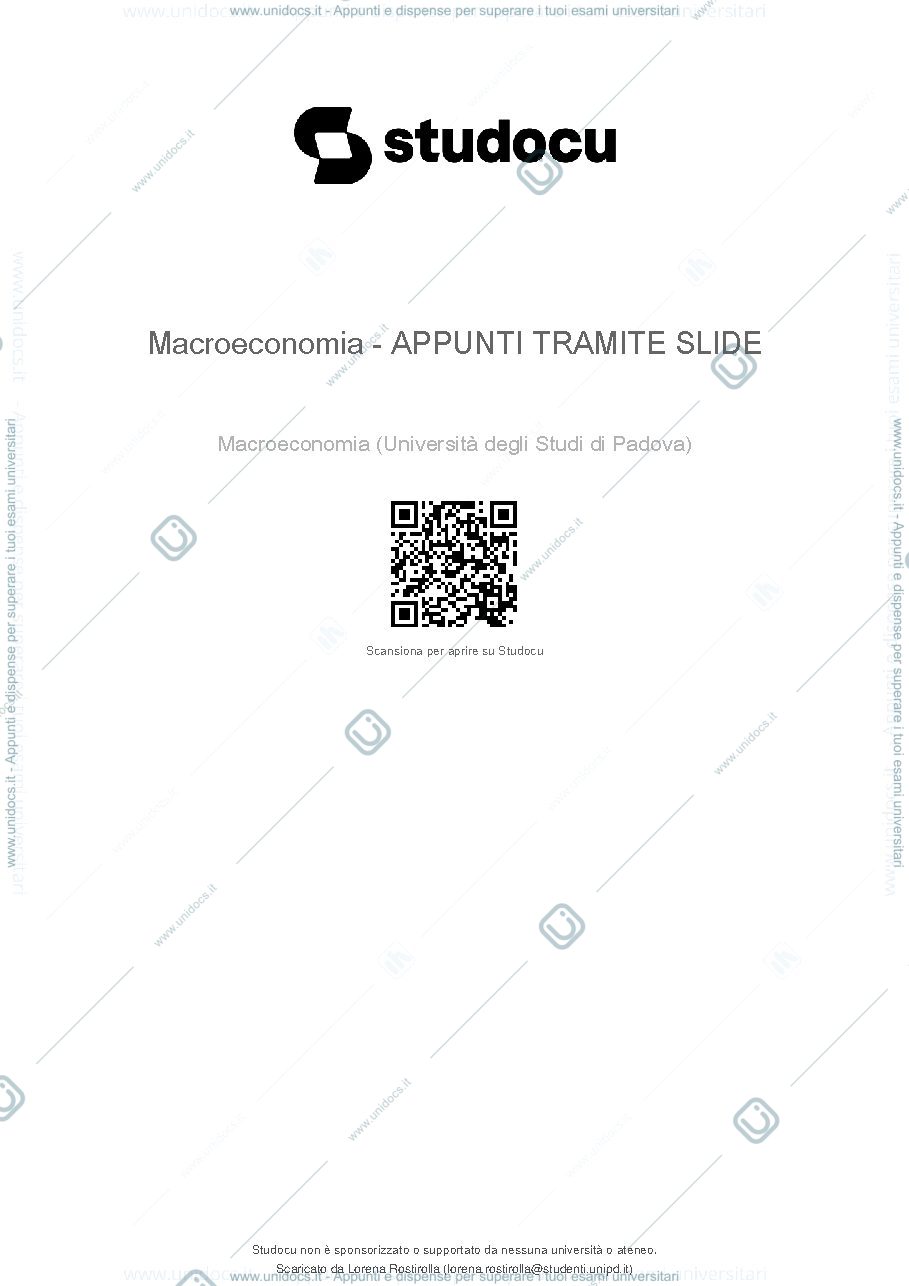 Anteprima pagina 1 — macroeconomia