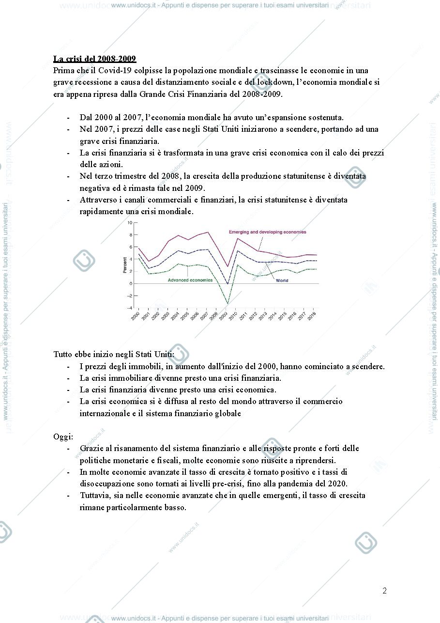 Anteprima pagina 2 — Appunti Macroeconomia