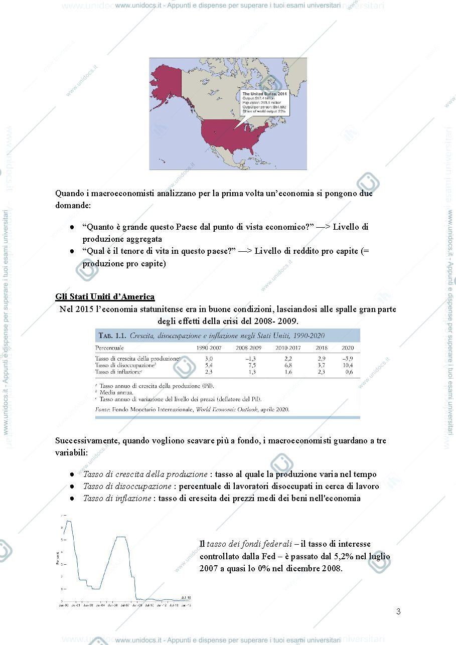Anteprima pagina 3 — Appunti Macroeconomia