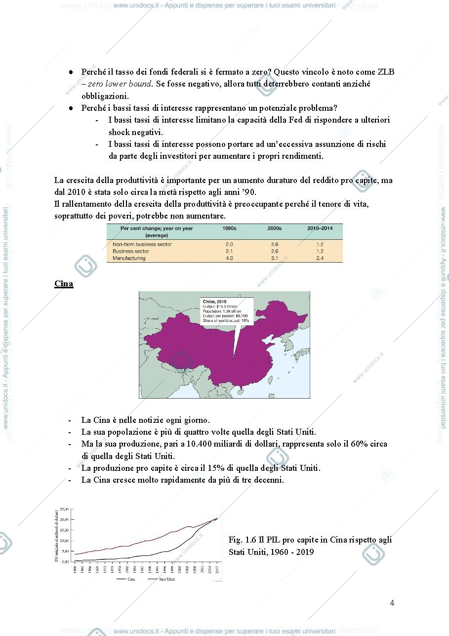 Anteprima pagina 4 — Appunti Macroeconomia