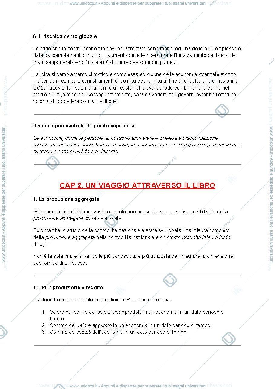 Anteprima pagina 5 — Appunti Macroeconomia